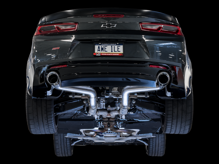 AWE Tuning 16-19 Chevrolet Camaro SS Axle-back Exhaust - Track Edition (Chrome Silver Tips) - Premium Axle Back from AWE Tuning - Just 2023.53 SR! Shop now at Motors