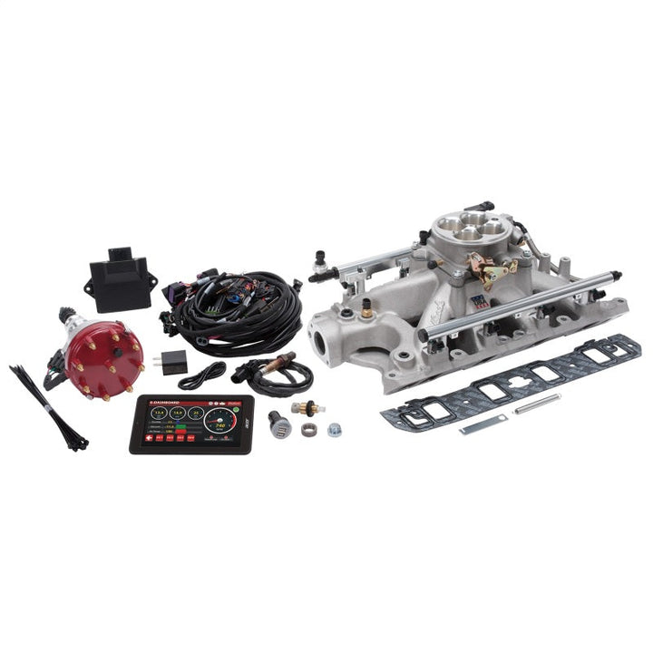 Edelbrock Pro Flo 4 Fuel Injection Kit Seq Port Ford 289-302 ci 550 HP 29 LbHr Injectors Satin - Premium Fuel Injection Control Modules from Edelbrock - Just 9082.73 SR! Shop now at Motors