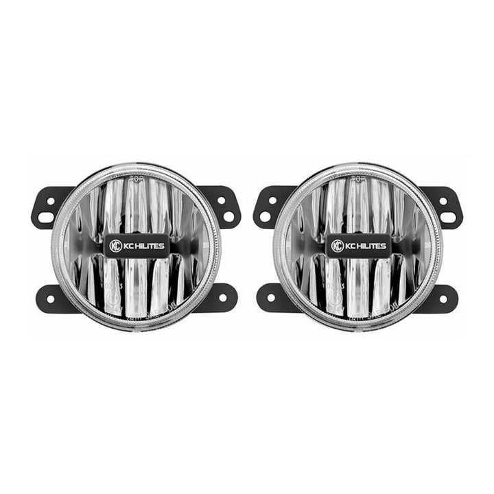 KC HiLiTES 10-18 Jeep JK 4in. Gravity G4 LED Light 10w SAE/ECE Clear Fog Beam (Pair Pack System) - Premium Fog Lights from KC HiLiTES - Just 1314.70 SR! Shop now at Motors