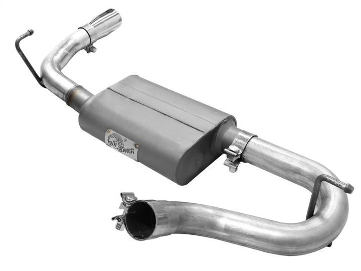 aFe Scorpion 2-1/2in Alum Steel Axle-Back Exhaust w/Polished Tip 07-18 Jeep Wrangler JK V6-3.6/3.8L - Premium Axle Back from aFe - Just 1555.48 SR! Shop now at Motors