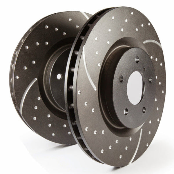 EBC 2017+ Ford F-450/F-550 GD Sport Slotted and Dimpled Front Rotors - Premium Brake Rotors - Slot & Drilled from EBC - Just 3245.05 SR! Shop now at Motors