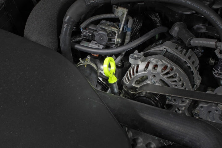 PERRIN 15-25 Subaru WRX & 13-25 BRZ/FR-S/86/GR86 Dipstick Handle Loop Style - Neon Yellow - Premium Dipsticks from Perrin Performance - Just 214.94 SR! Shop now at Motors