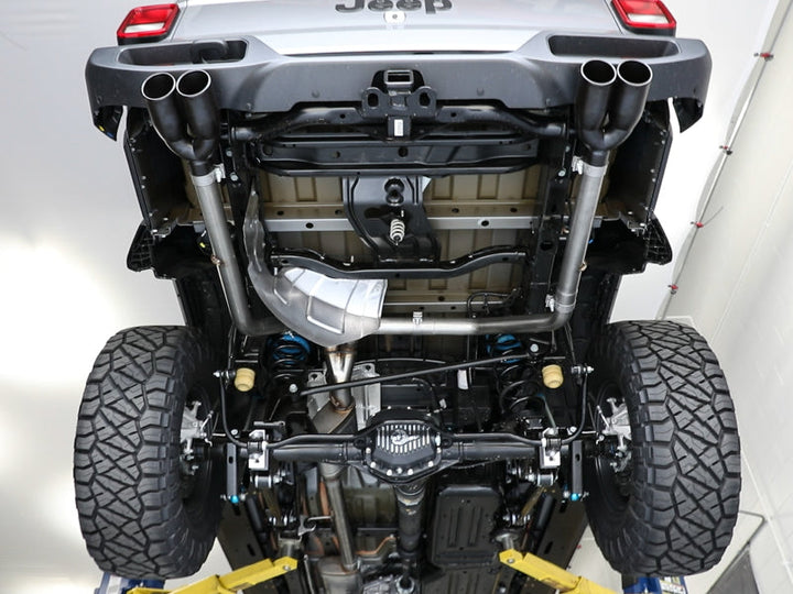 aFe Vulcan Series 3in-2-1/2in 304 SS Cat-Back 2020 Jeep Gladiator (JT) V6-3.6L w/ Black Tips - Premium Catback from aFe - Just 4796.77 SR! Shop now at Motors