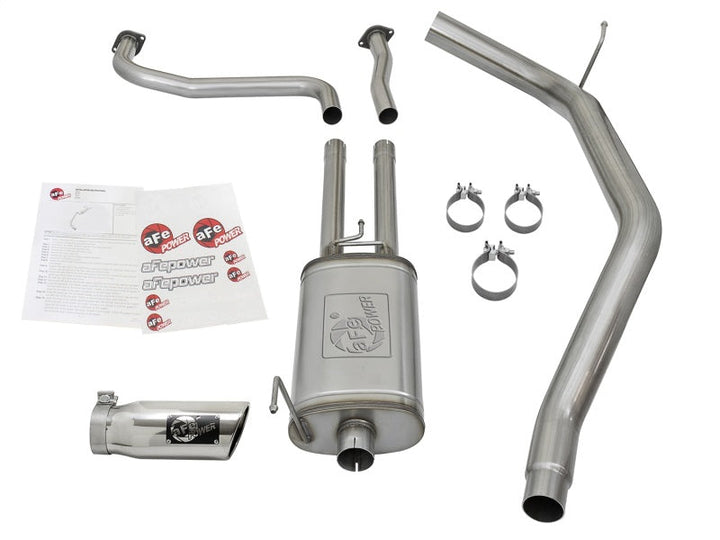 aFe MACH Force-Xp 2-1/2in Cat-Back Exhaust System w/ Polished Tip 16-17 Nissan Titan XD V8 5.6L - Premium Catback from aFe - Just 2948.78 SR! Shop now at Motors