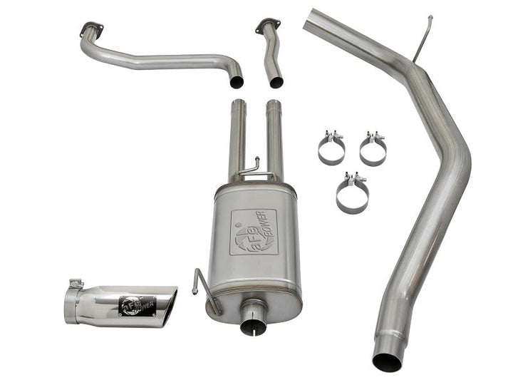 aFe MACH Force-Xp 2-1/2in Cat-Back Exhaust System w/ Polished Tip 16-17 Nissan Titan XD V8 5.6L - Premium Catback from aFe - Just 2948.78 SR! Shop now at Motors