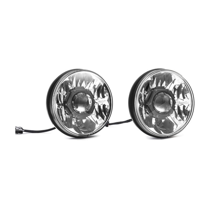 KC HiLiTES 07-18 Jeep JK (Not for Rubicon/Sahara) 7in. Gravity LED Pro DOT Headlight (Pair Pack Sys) - Premium Headlights from KC HiLiTES - Just 3080.21 SR! Shop now at Motors