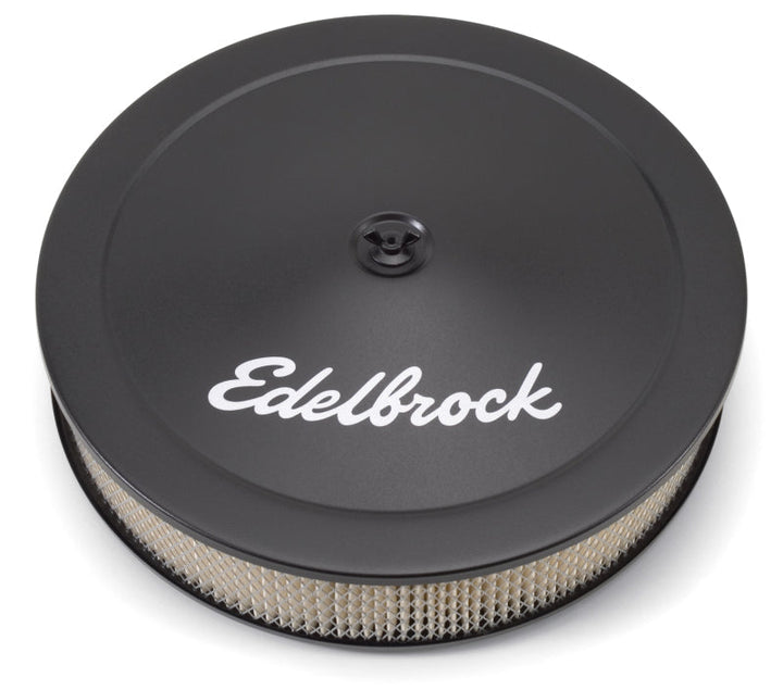 Edelbrock Air Cleaner Pro-Flo Series Round Steel Top Paper Element 14In Dia X 3 75In Dropped Base - Premium Air Filters - Universal Fit from Edelbrock - Just 179.97 SR! Shop now at Motors