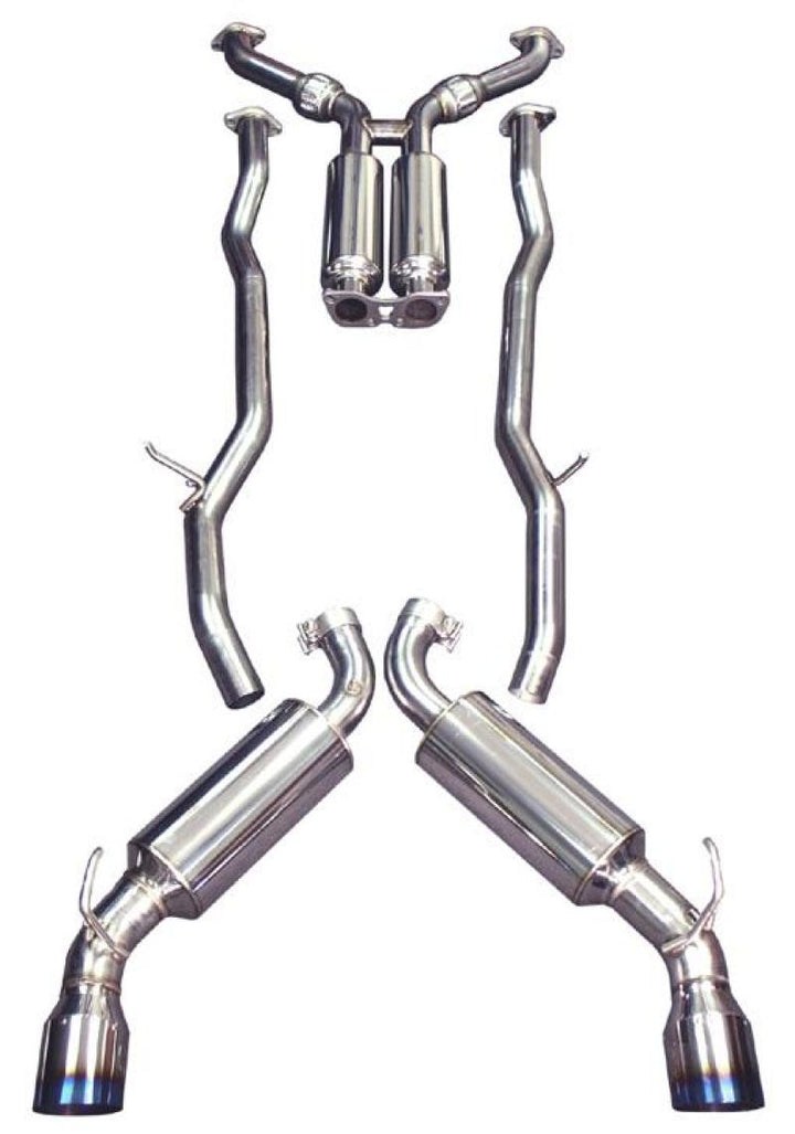 Injen 09-20 Nissan 370Z Dual 60mm SS Cat-Back Exhaust w/ Built In Resonated X-Pipe - Premium Catback from Injen - Just 5399.37 SR! Shop now at Motors