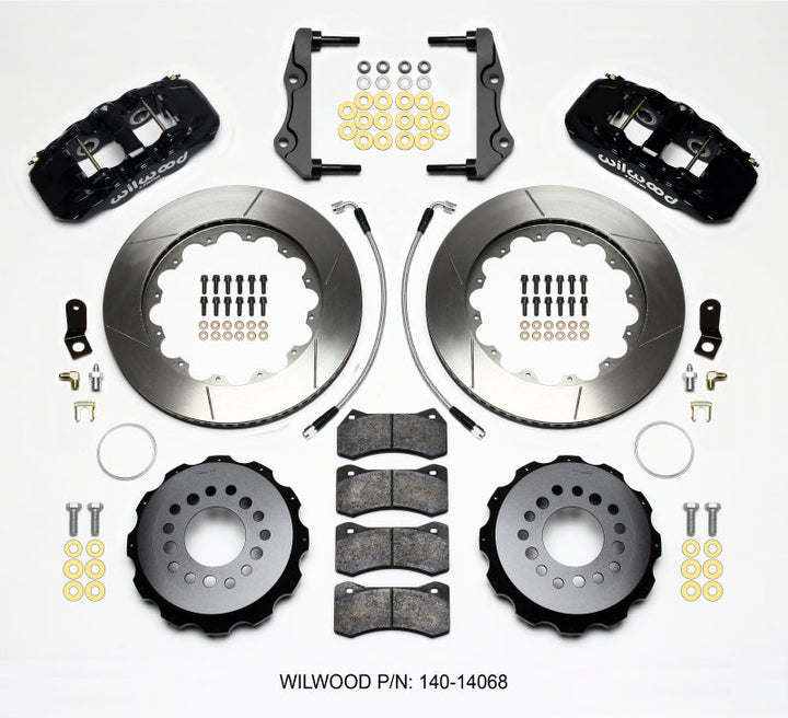 Wilwood AERO4 Rear Kit 14.25in 2014-Up Challenger w/Lines - Premium Big Brake Kits from Wilwood - Just 8800.19 SR! Shop now at Motors