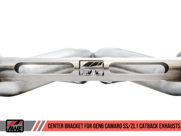 AWE Tuning 16-19 Chevy Camaro SS Non-Res Cat-Back Exhaust - Track Edition (Quad Chrome Silver Tips) - Premium Catback from AWE Tuning - Just 5584.94 SR! Shop now at Motors