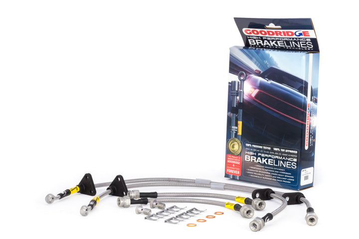 Goodridge 89-91 Civic/CRX w/ rear drum Brake Lines - Premium Brake Line Kits from Goodridge - Just 892.41 SR! Shop now at Motors