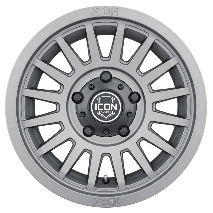 ICON Recon SLX 18x9 6x135 BP 6mm Offset 5.25in BS 87.1mm Hub Bore Charcoal Wheel - Premium Wheels - Cast from ICON - Just 1129.15 SR! Shop now at Motors