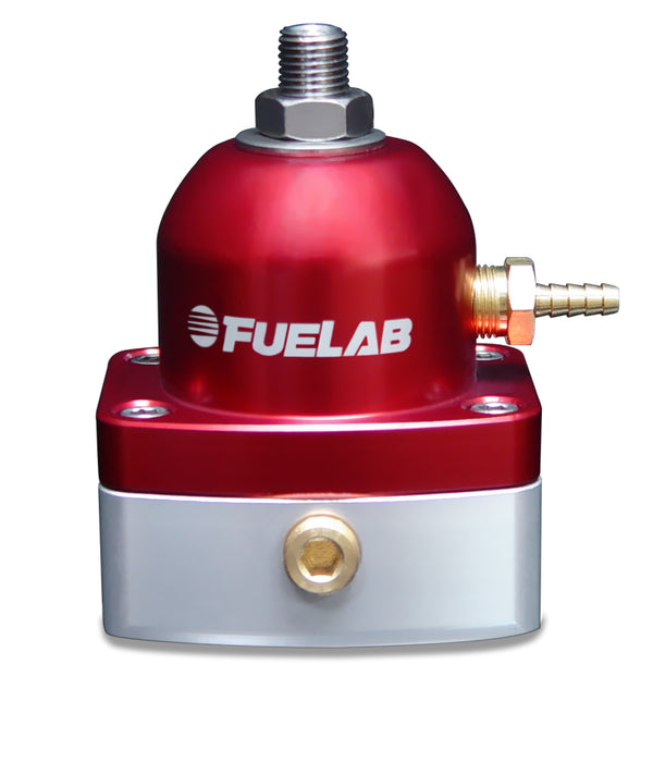 Fuelab 535 EFI Adjustable Mini FPR 90-125 PSI (2) -6AN In (1) -6AN Return - Red