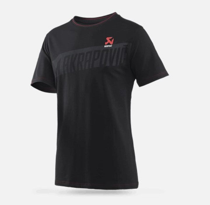 Akrapovic Mens Corpo T-Shirt Black - L - Premium Apparel from Akrapovic - Just 149.17 SR! Shop now at Motors