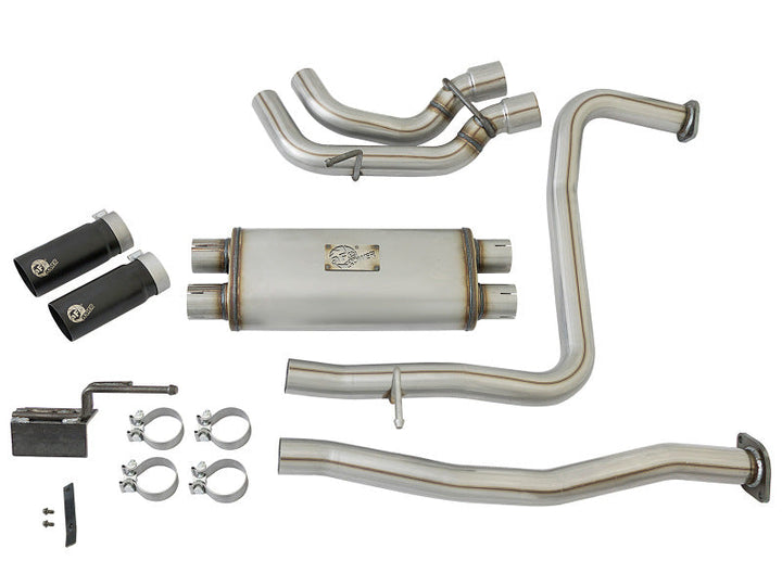 aFe POWER Rebel Series 2-1/2in 409 SS Cat Back Exhaust w/ Black Tips 16-17 Nissan Titan V8 5.6L - Premium Catback from aFe - Just 4353.87 SR! Shop now at Motors