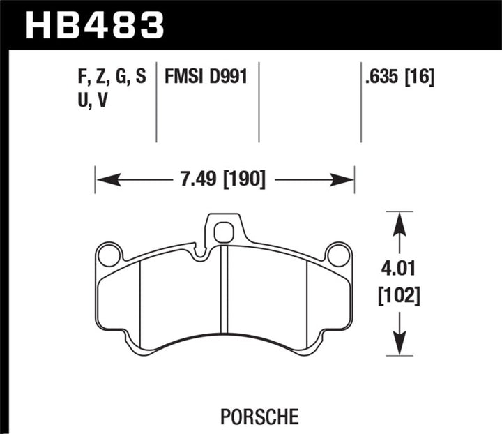 Hawk 08 Porsche 911 Targa 4/4S/03-05 911 GT2/04-08 GT3/07-08 Turbo DTC-70 Race Front Brake Pads - Premium Brake Pads - Racing from Hawk Performance - Just 1690.22 SR! Shop now at Motors