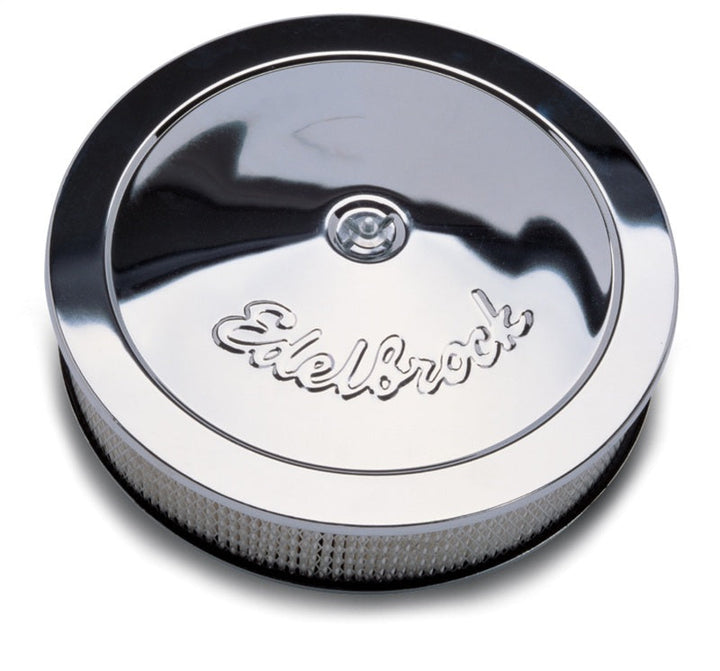 Edelbrock Air Cleaner Pro-Flo Series Round Steel Top Paper Element 14In Dia X 3 75In Dropped Base - Premium Air Filters - Universal Fit from Edelbrock - Just 164.96 SR! Shop now at Motors