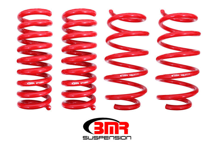 BMR 08-19 Dodge Challenger Lowering Springs 1.25in Drop - Set of 4 - Red - Premium Lowering Springs from BMR Suspension - Just 1126.65 SR! Shop now at Motors