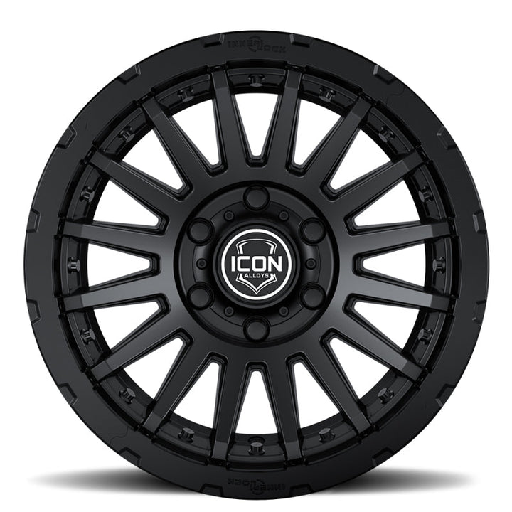 ICON Recon Pro 17x8.5 5 x 150 25mm Offset 5.75in BS Satin Black Wheel - Premium Wheels - Cast from ICON - Just 1328.47 SR! Shop now at Motors