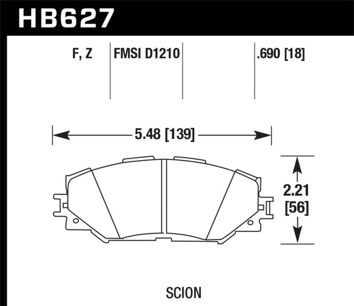 Hawk Performance Ceramic Street Brake Pads - Premium Brake Pads - Performance from Hawk Performance - Just 536.63 SR! Shop now at Motors