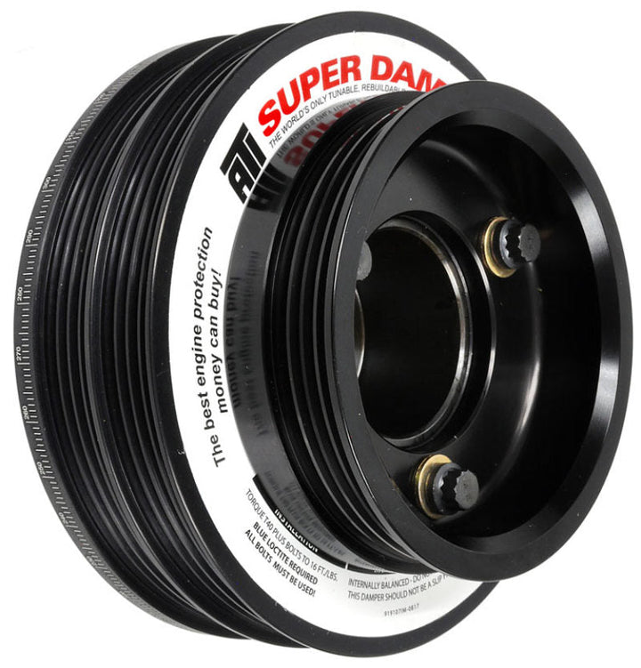 ATI Damper - 5.67in - Alum - (2) 4 Grv - Nissan RB26 - R32 Only - 1Pc - w/Power Steering Pulley - Premium Crankshaft Dampers from ATI - Just 1549 SR! Shop now at Motors