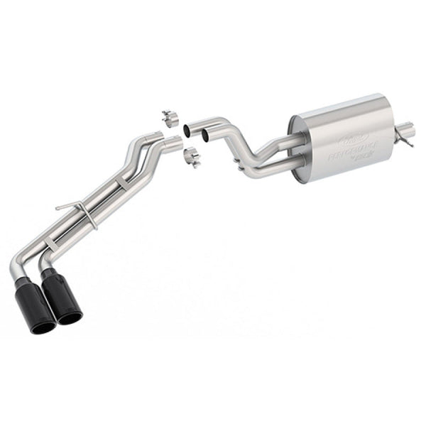 Ford Racing 2019 Ranger 2.3L Ecoboost Side Exit Cat-Back Exhaust System w/ Dual Black Chrome Tips - Premium Catback from Ford Racing - Just 3731.63 SR! Shop now at Motors