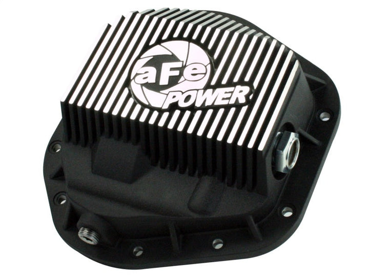 aFe Power Front Differential Cover 5/94-12 Ford Diesel Trucks V8 7.3/6.0/6.4/6.7L (td) Machined Fins - Premium Diff Covers from aFe - Just 1333.53 SR! Shop now at Motors