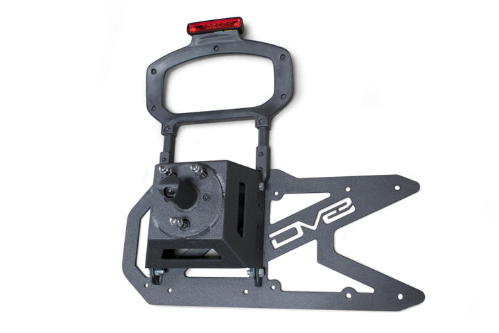 DV8 Offroad 2018+ Jeep Wrangler JL Tailgate Mounted Tire Carrier - Premium Chase Racks from DV8 Offroad - Just 1402.14 SR! Shop now at Motors