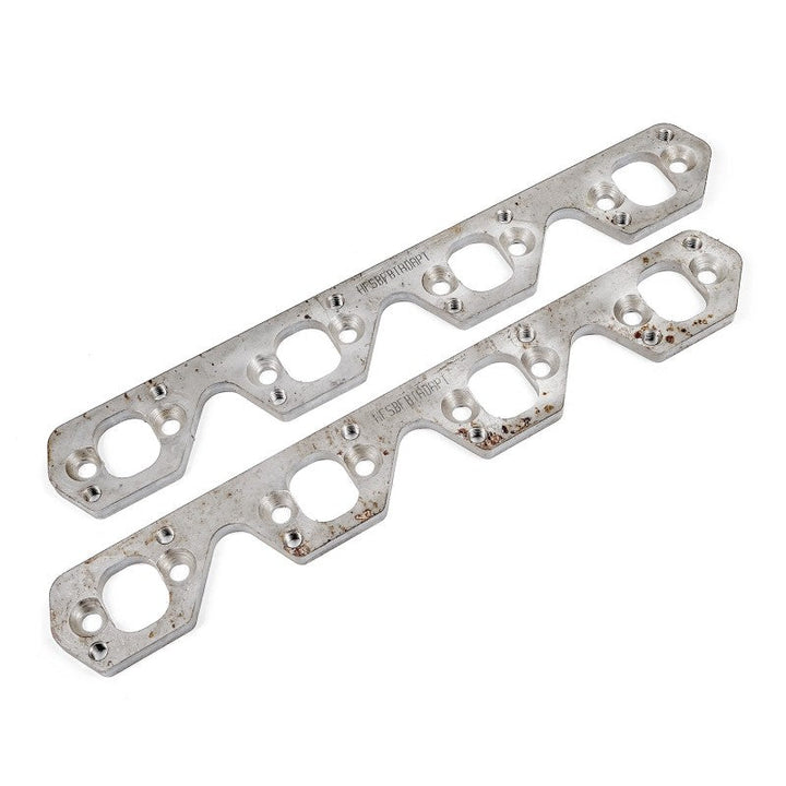 Stainless Works SBF Wide Rectangular Port Header Adapter 304SS Exhaust Flanges 1-7/8in-2in Primaries - Premium Flanges from Stainless Works - Just 980.25 SR! Shop now at Motors