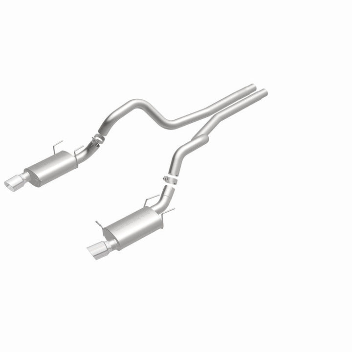 MagnaFlow 13 Ford Mustang Dual Split Rear Exit Stainless Cat Back Performance Exhaust (Street) - Premium Catback from Magnaflow - Just 4391.33 SR! Shop now at Motors