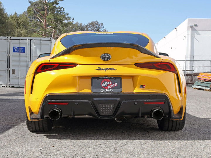 aFe POWER Takeda 2021 Toyota Supra 2.0L (t) 2.5in-3in 304 SS CB Exhaust w/ Polished Tips - Premium Catback from aFe - Just 6429.47 SR! Shop now at Motors