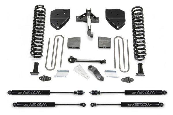 Fabtech 17-21 Ford F250/F350 4WD Diesel 4in Basic Sys w/Stealth - Premium Lift Kits from Fabtech - Just 6616.63 SR! Shop now at Motors