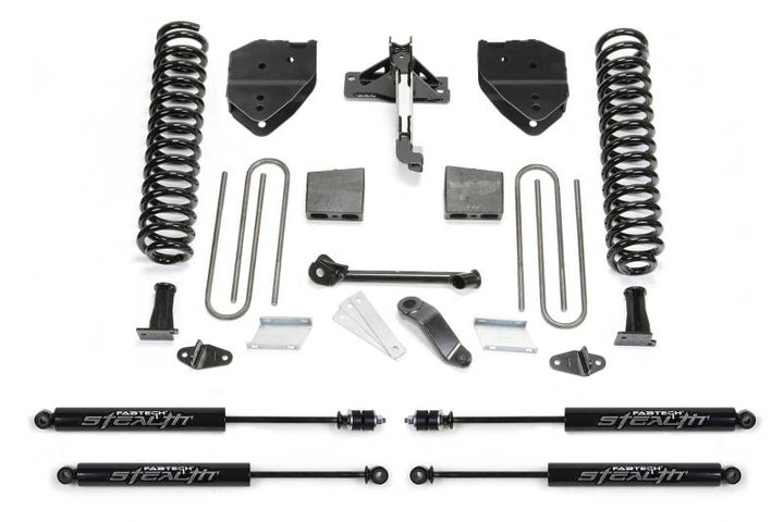 Fabtech 17-21 Ford F250/F350 4WD Gas 4in Basic Sys w/Stealth - Premium Lift Kits from Fabtech - Just 6616.82 SR! Shop now at Motors