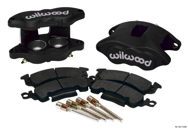 Wilwood D52 Front Caliper Kit - Black Ano 2.00 / 2.00in Piston 1.28in Rotor - Premium Big Brake Kits from Wilwood - Just 1650.49 SR! Shop now at Motors