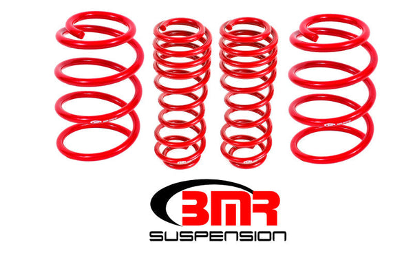 BMR 07-14 Shelby GT500 Performance Version Lowering Springs (Set Of 4) - Red - Premium Lowering Springs from BMR Suspension - Just 1013.97 SR! Shop now at Motors