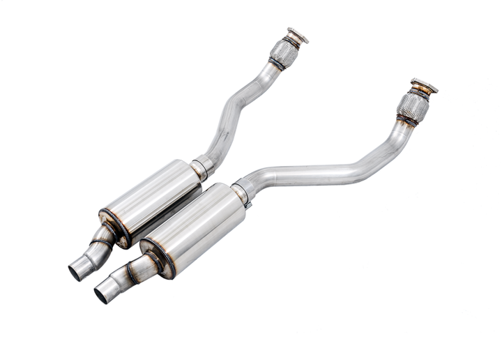 AWE Tuning Audi B8 / C7 3.0T Resonated Downpipes for S4 / S5 / A6 / A7 - Premium Downpipes from AWE Tuning - Just 3781.17 SR! Shop now at Motors