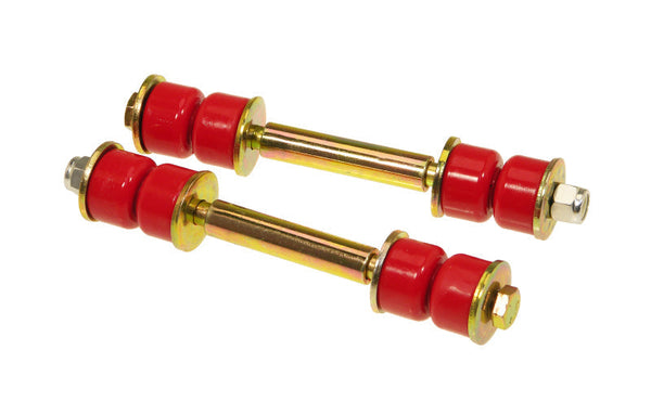 Prothane Universal End Link Set - 4 1/4in Mounting Length - Red - Premium Sway Bar Bushings from Prothane - Just 176.03 SR! Shop now at Motors