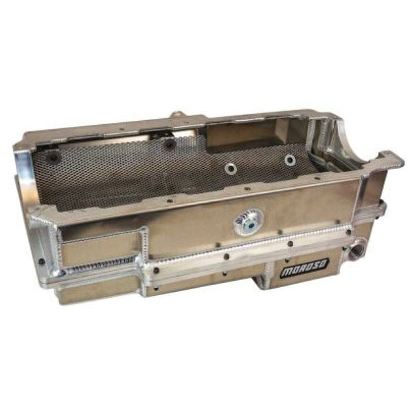 Moroso Brodix 5.00in Bore Space BBC 2 Piece -16AN External Wet Sump Aluminum Oil Pan - Premium Oil Pans from Moroso - Just 6579.44 SR! Shop now at Motors