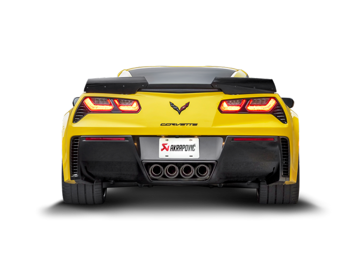 Akrapovic 14-17 Chevrolet Corvette Z06 (C7) Slip-On Line (Titanium) w/ Carbon Tips - Premium Muffler from Akrapovic - Just 20315.67 SR! Shop now at Motors