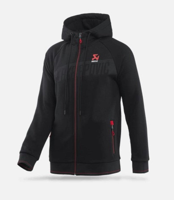 Akrapovic Mens Corpo Zip Hoodie Black - XL - Premium Apparel from Akrapovic - Just 382.25 SR! Shop now at Motors