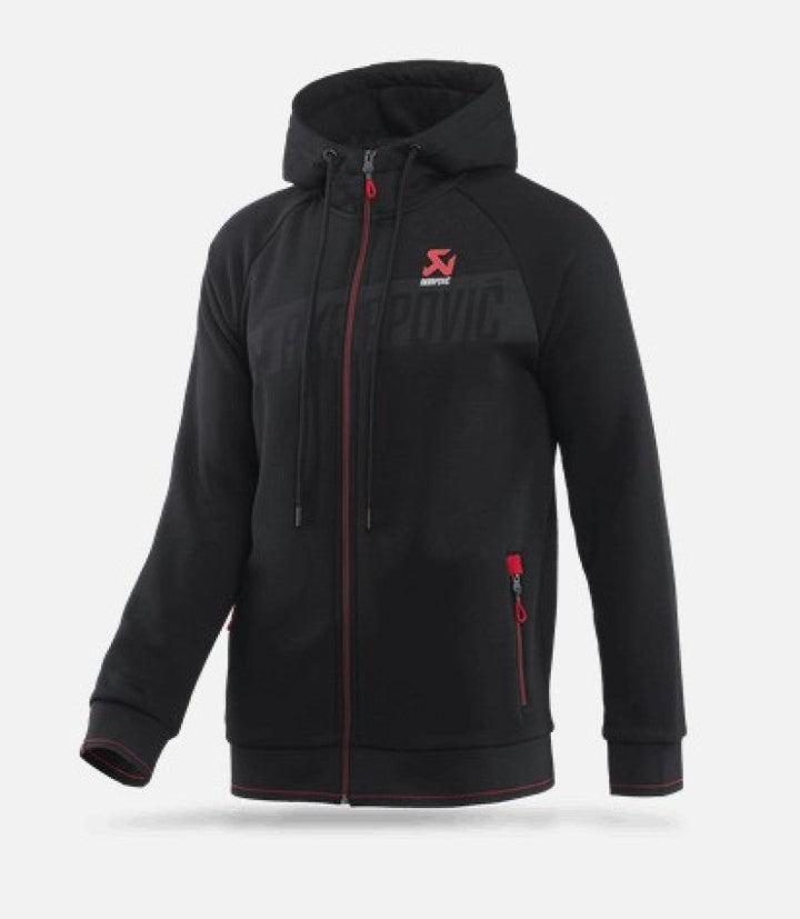 Akrapovic Mens Corpo Zip Hoodie Black - 2XL - Premium Apparel from Akrapovic - Just 382.25 SR! Shop now at Motors