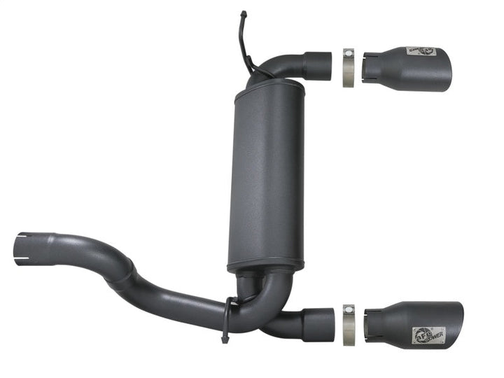 aFe Rebel Series 2.5in 409 SS Axle-Back Exhaust w/ Black Tips 2018+ Jeep Wrangler (JL) V6 3.6L - Premium Axle Back from aFe - Just 2948.78 SR! Shop now at Motors