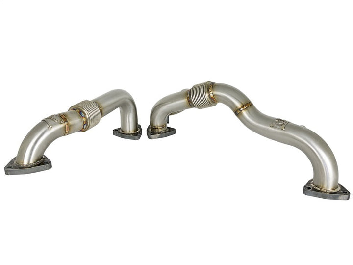 aFe Twisted Steel Header Up-Pipe 08-10 Ford Diesel Trucks V8-6.4L (td) - Premium Headers & Manifolds from aFe - Just 2925.23 SR! Shop now at Motors