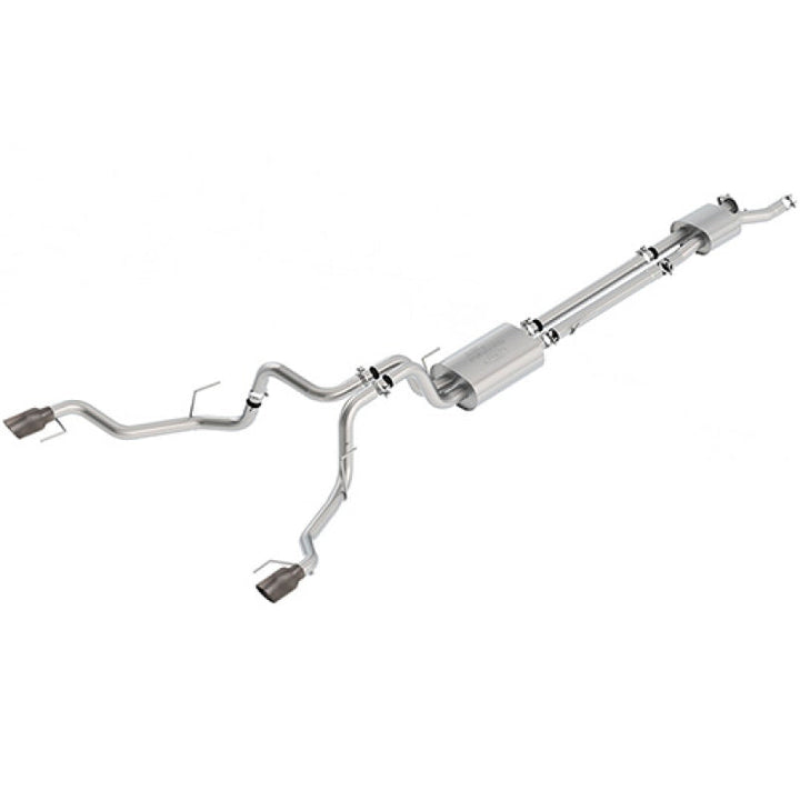 Ford Racing 2017 F150 Raptor 3.5L Sport Cat-Back Exhaust System Dual Rear Exit w/ Carbon Fiber Tips - Premium Catback from Ford Racing - Just 9413.45 SR! Shop now at Motors