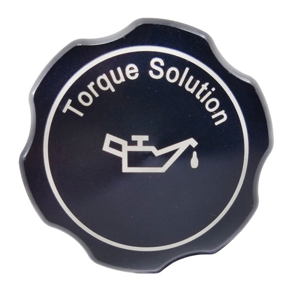 Torque Solution Billet Oil Cap 89+ Subaru - Black