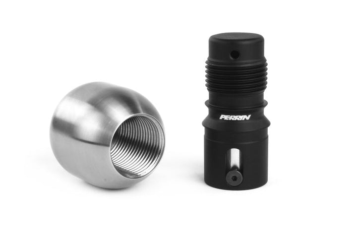 Perrin 2020+ Subaru Outback/Ascent (w/CVT) SS Barrel Shift Knob - 1.85in. / Brushed Finish - Premium Shift Knobs from Perrin Performance - Just 424.51 SR! Shop now at Motors