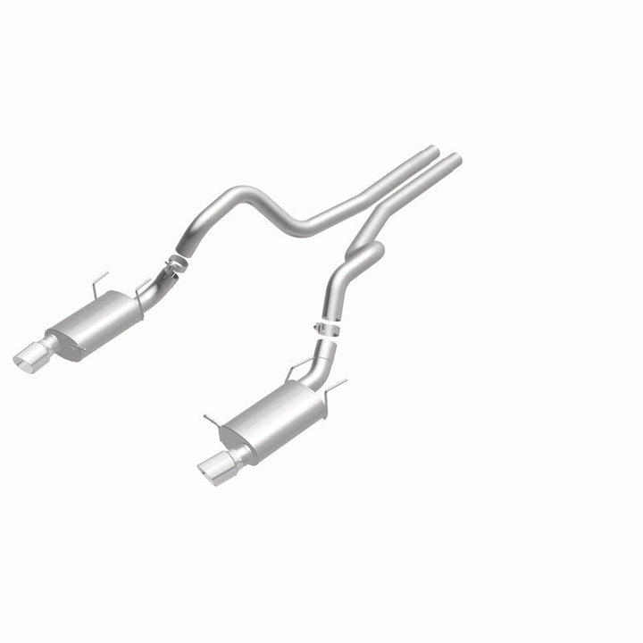 MagnaFlow 13 Ford Mustang Dual Split Rear Exit Stainless Cat Back Performance Exhaust (Street) - Premium Catback from Magnaflow - Just 4391.33 SR! Shop now at Motors