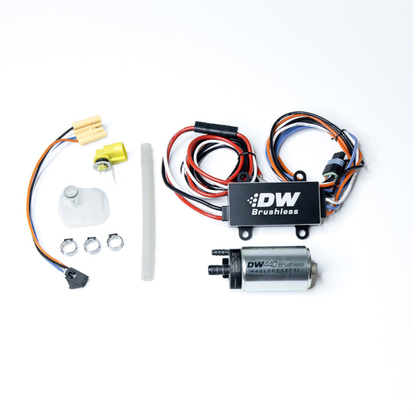 DeatschWerks 04-08 Mazda RX-8 440lph In-Tank Brushless Fuel Pump w/9-0904 Instl kit/C103 Controller