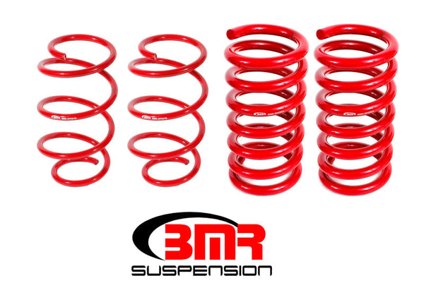 BMR 15-17 S550 Mustang Drag Version Lowering Springs (Set Of 4) - Red - Premium Lowering Springs from BMR Suspension - Just 976.41 SR! Shop now at Motors