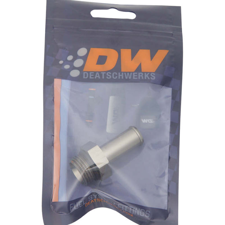 DeatschWerks 8AN ORB Male To 1/2in Barb Fitting (Single Barb - Incl O-Ring) - Premium Fittings from DeatschWerks - Just 41.28 SR! Shop now at Motors